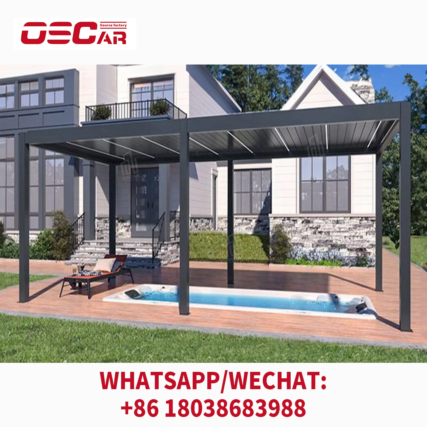 Ресторанный сад деревянный цветной павильон навес тент водонепроницаемые