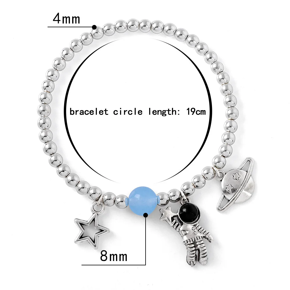 Браслет с бусинами из гематита браслет натурального халцедона подвеской в виде