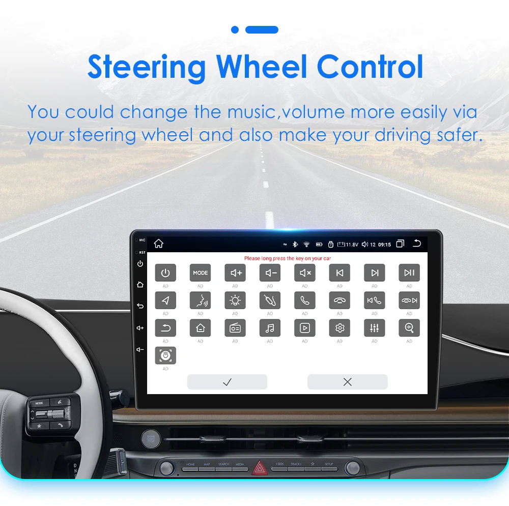 Фото Автомобильное радио HIZPO 7 дюймов 2Din Android 14 для Opel Astra H G J Zafira B Corsa C D Antara Vectra Vivaro GPS CarPlay, авторадио, стерео DSP №5
