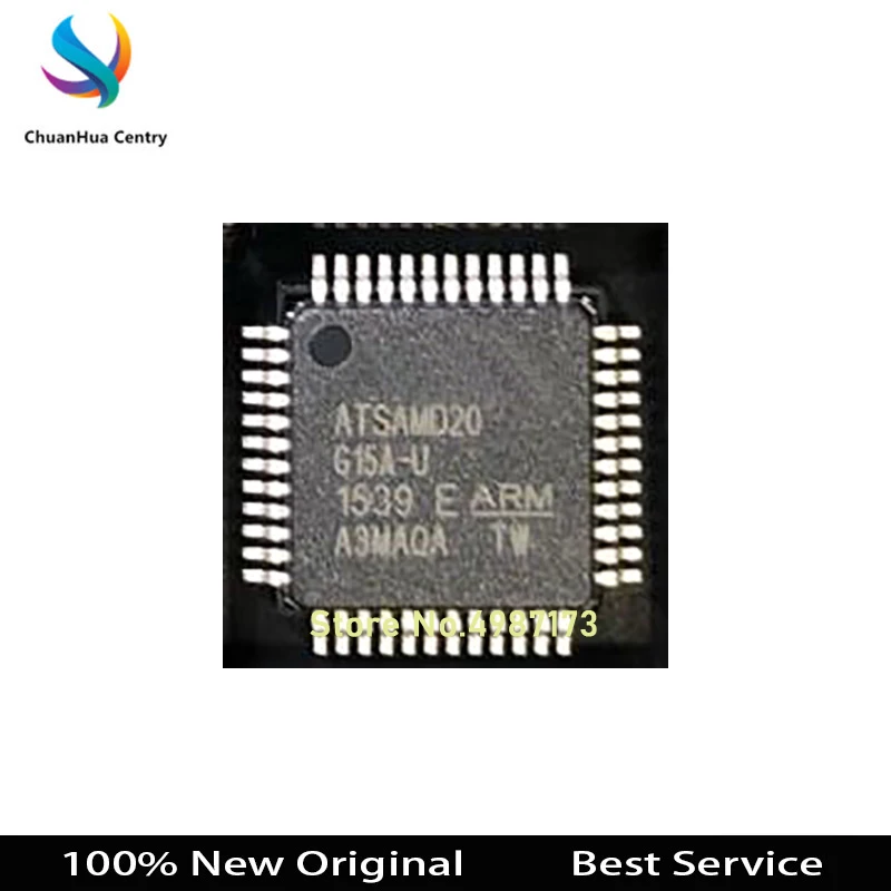

2 шт./партия ATSAMD20G15A-AU QFP48 100% Новый оригинальный телефон