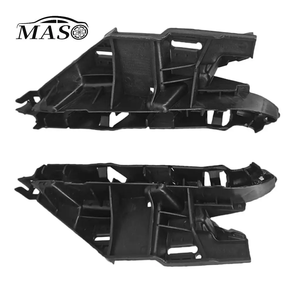 

1 Pair Car Front Bumper Bracket Support 7119HV Black Plastic for Peugeot 307CC 2004 2005 2006 2007 2008