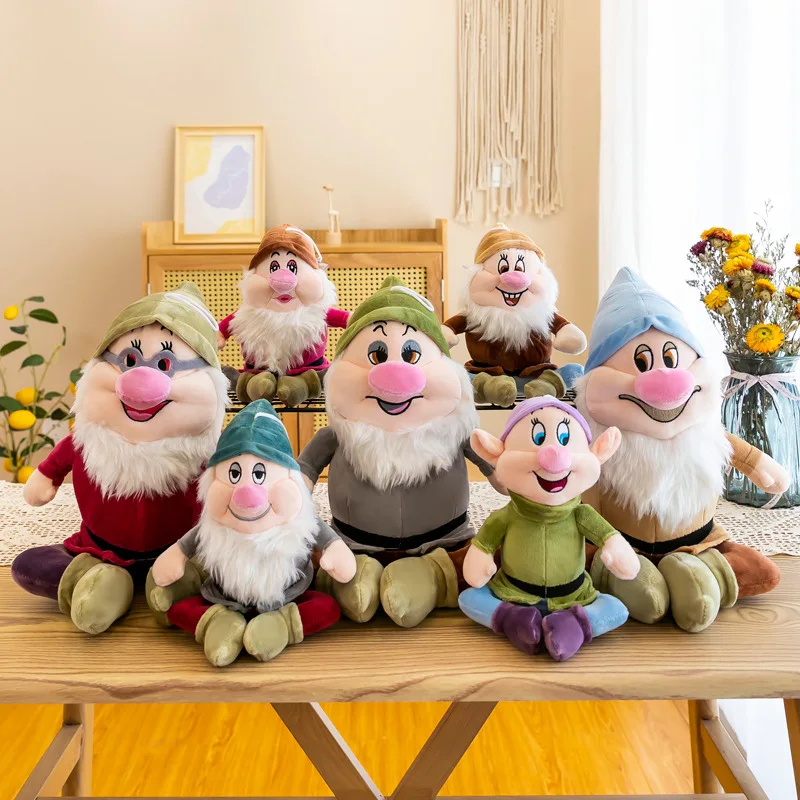 

Disney аниме карликовые плюшевые игрушки Kawaii Дед Мороз стильные куклы Рождественские украшения милые рождественские детские игрушки