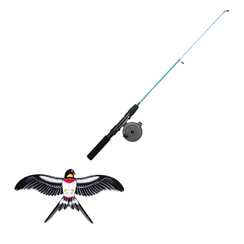 

Воздушный змей, Забавная детская игрушка, легкая летающая птица, искусственная рыболовная удочка, пляжный хвост, мультяшная ласточка