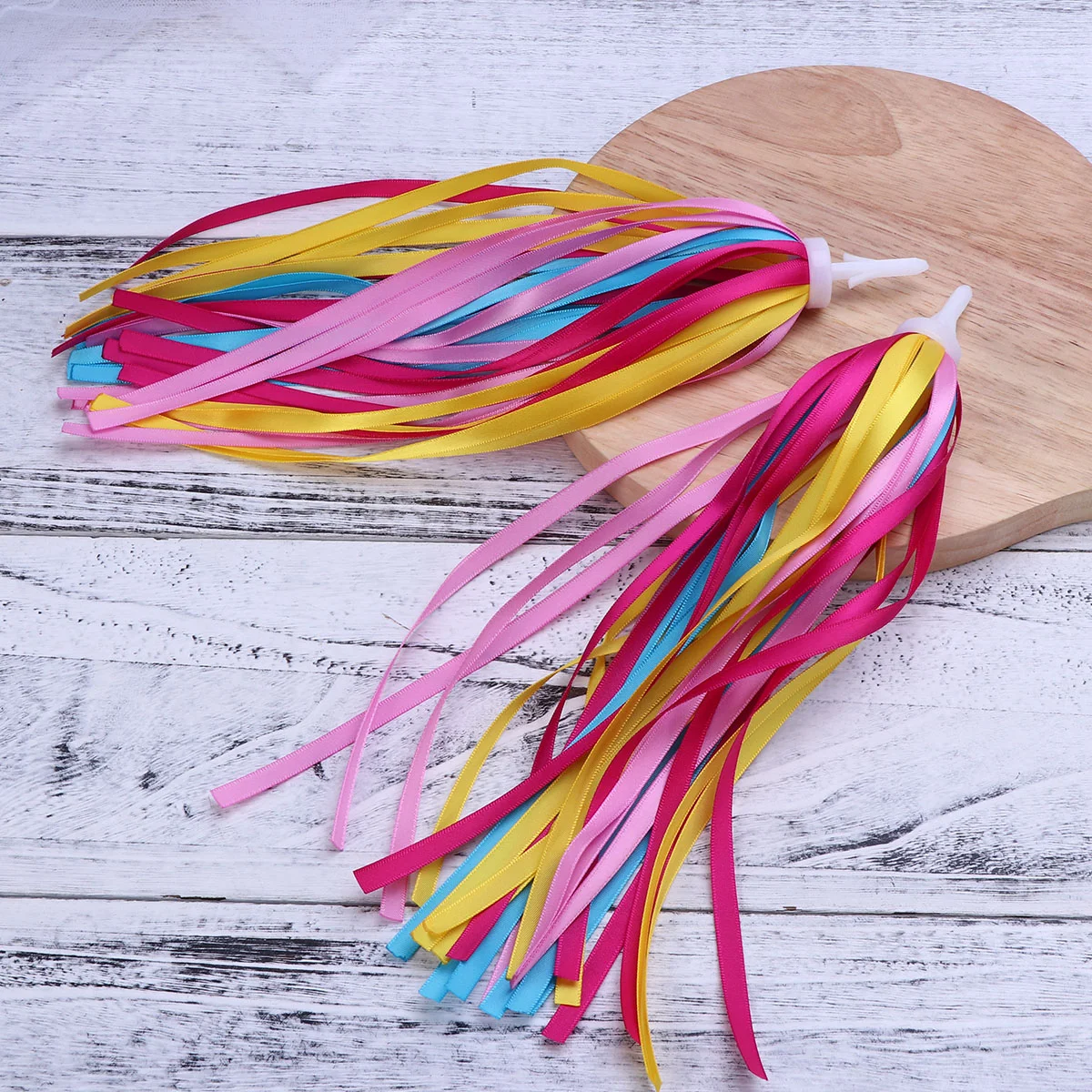 

Streamers Bike Handlebar Fortassels Girls Kids Tassel Scooter Accessories Ribbon Grips Bikes Handles Streamer Ribbons Colorful