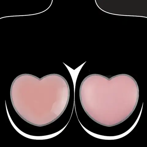 1 Pairs Women Reusable Invisible Bra Self Adhesive Silicone Breast Sticker Nipple Pads Accessories