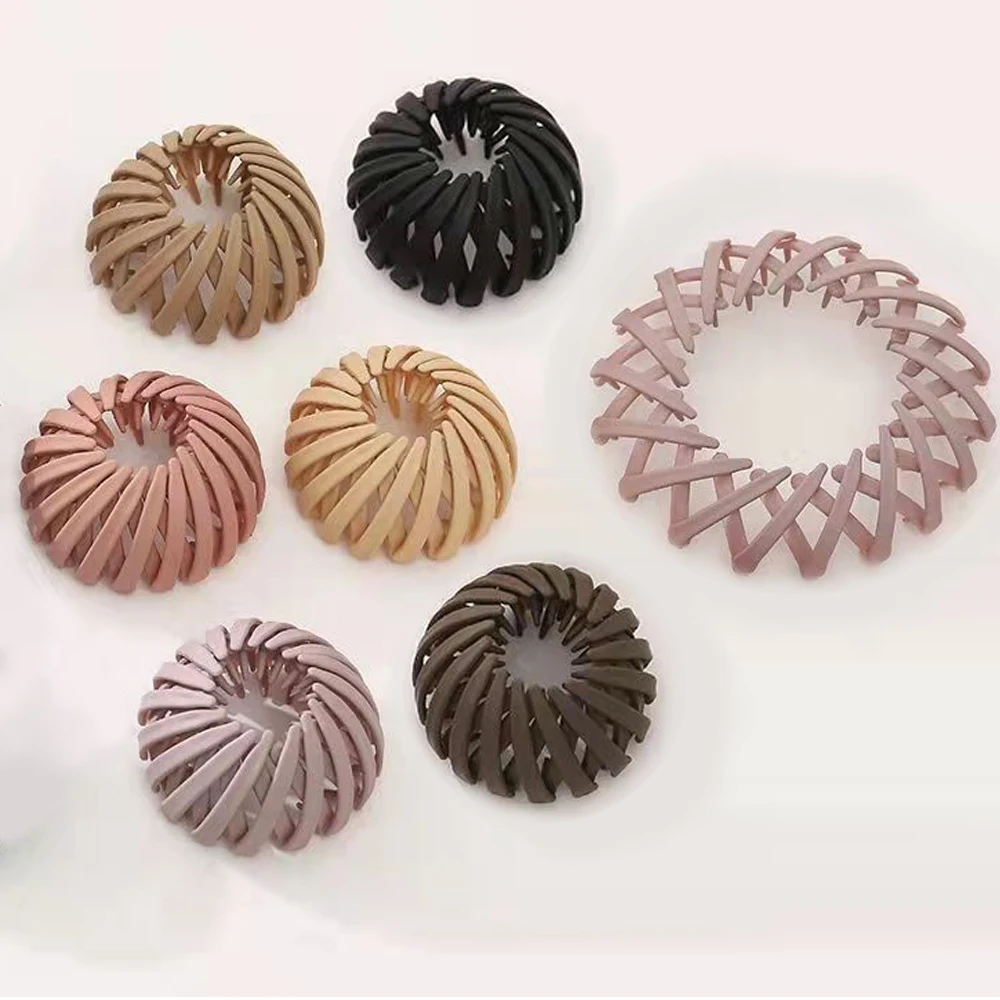 Fashion Bird Nest Hair Clip for Women Hairpin Bun Hair Claw Clips Horsetail Buckle Hair Accessories Vogelnest Haarspange 2023