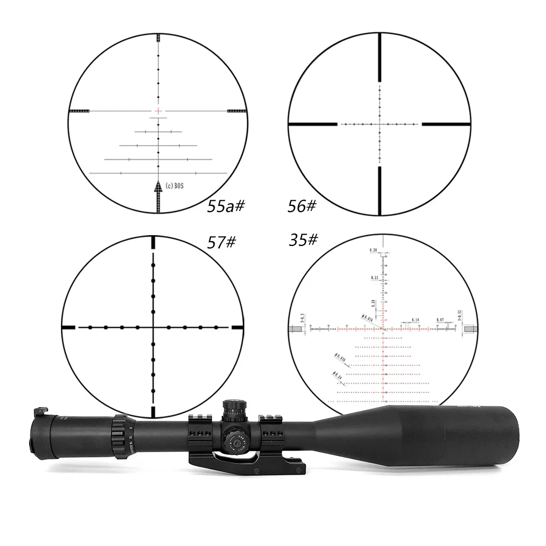 

Optic Sight Telescope with Second Focal Plane Reticle 4-50x75 ED/HD Scopes Long Range Tactical Telescopic Sight