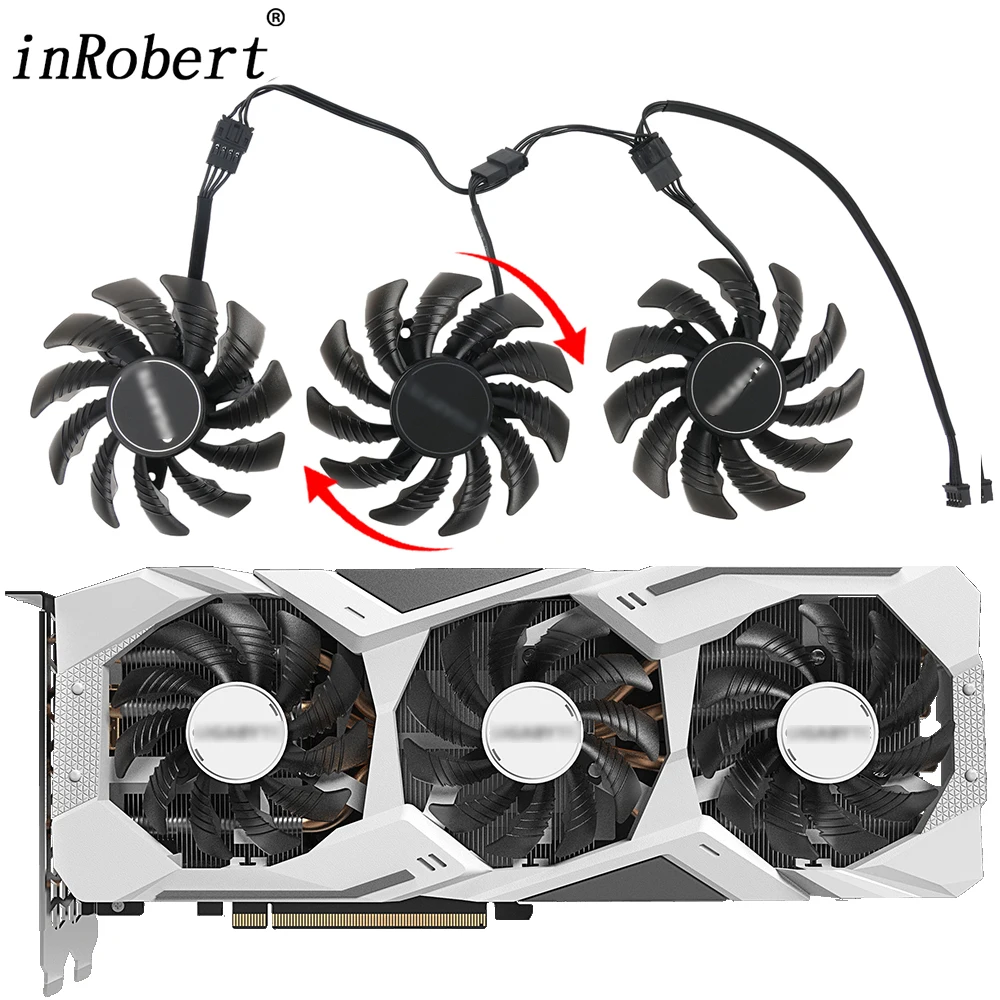 Новый вентилятор охлаждения 78 мм для Gigabyte RTX 2060 2070 2080 Ti RTX2060 RTX2070, кулер для видеокарты Super Gaming