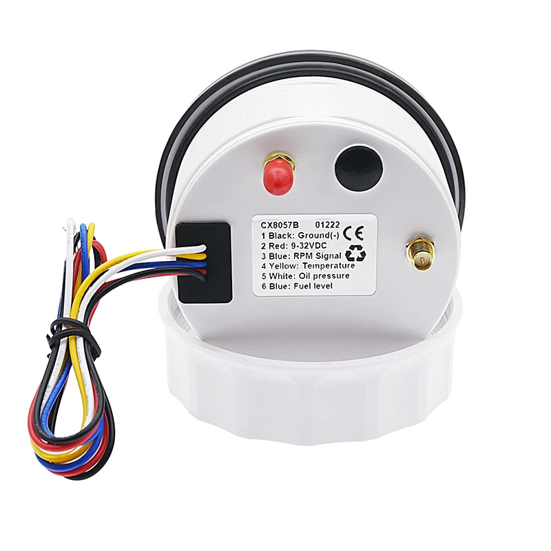 Водонепроницаемый GPS-Спидометр с антенной 85 мм 6 в 1