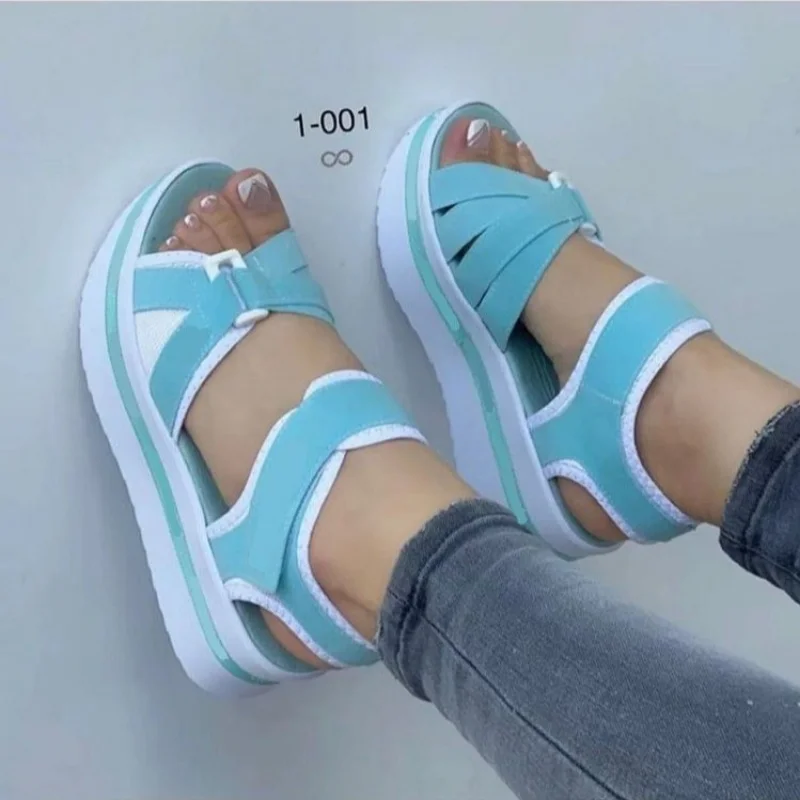 Women Sandals Casual Wedges Sandalias Mujer 2023 New Summer Shoes Women Heels Sandals Platform Peep Toe Wedges Chaussure Femme
