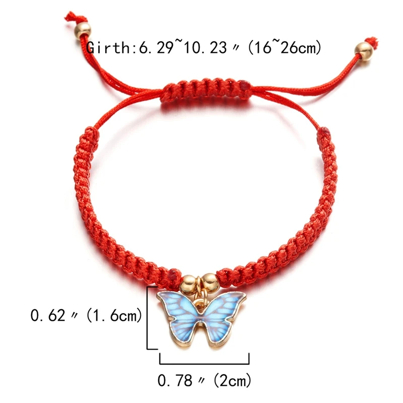 Красная Нить веревка очаровательные браслеты для женщин и мужчин ювелирные