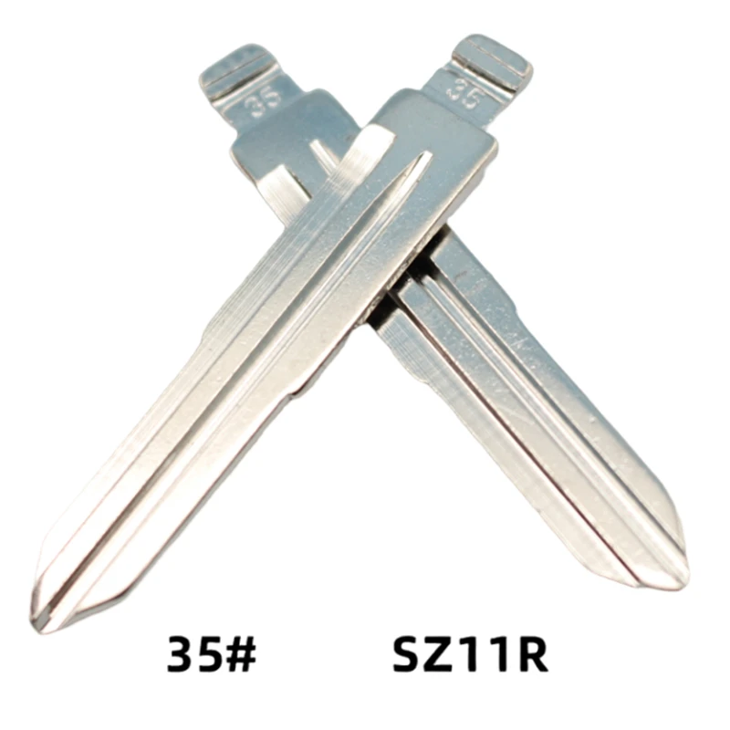 

10 шт. 35 # SZ11R автомобильный откидной ключ лезвие KD пустой ключ с дистанционным управлением для Suzuki Alto для KD KEYDIY Xhorse