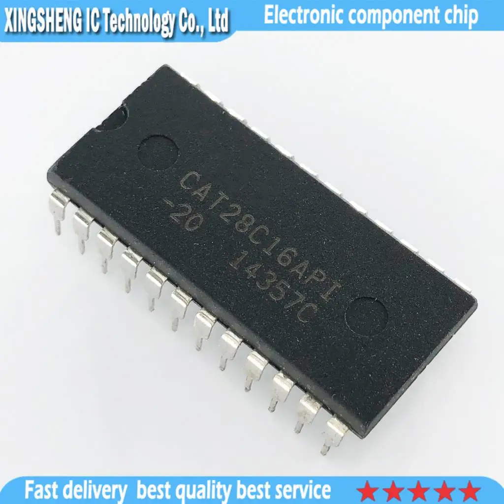 2 шт./лот CAT28C16API-20 CAT28C16AP-20 28C16 DIP-24  In Stock