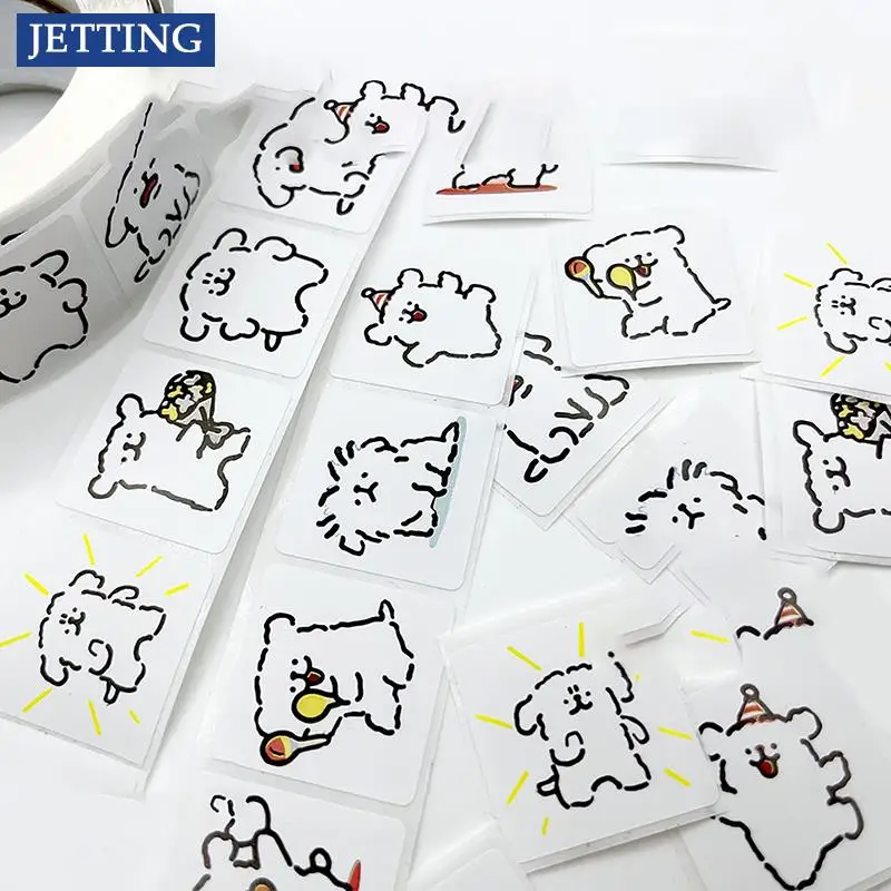 

500pcs/Roll Cartoon Reward Sticker Children Encouragement Sealing Labels Kids Gifts Decorative Teacher Supplies Animal Sticker