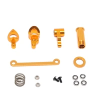 1 set metal steering group assembly for rc car wltoys 144001 124016 124017 124018 124019