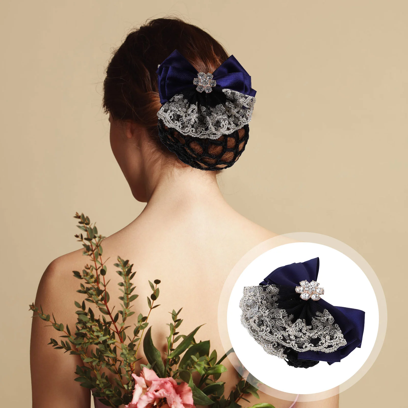 

2 шт., заколки-сетки для волос