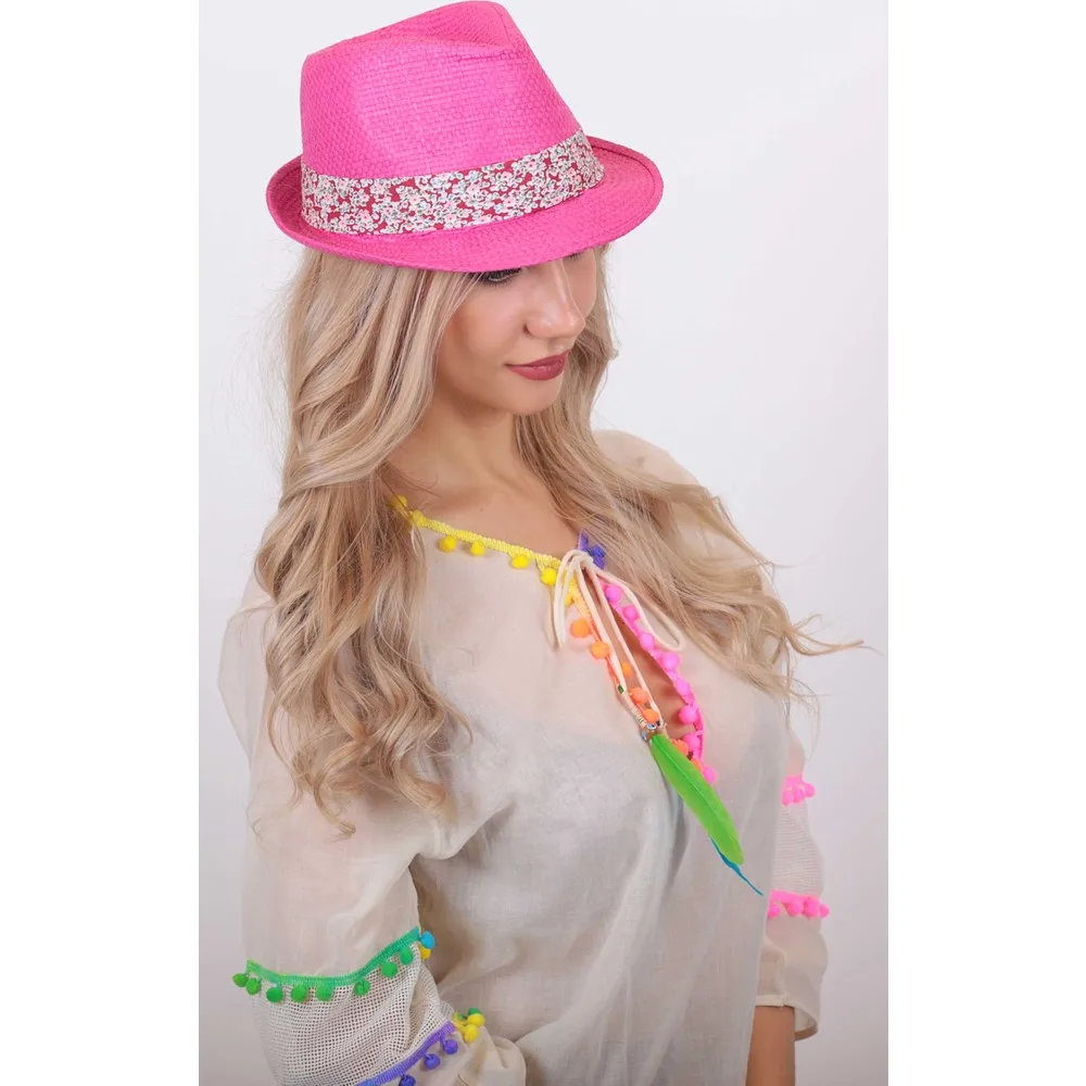 

Женская Федора с цветочным узором Dorlie