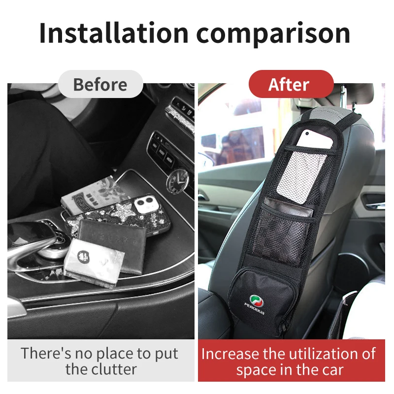 Боковой органайзер для автомобильного сиденья подвесной сетчатый карман сумка