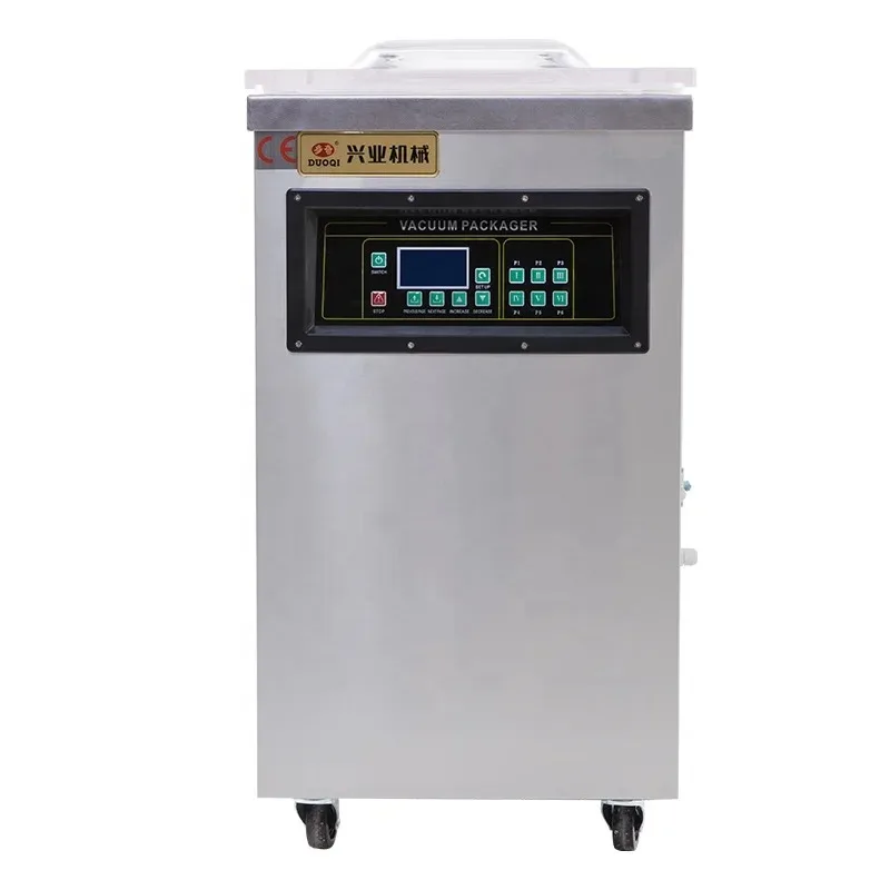 Фото Вакуумный упаковщик DUOQI DQVC-500 с цифровым ПЛК-экраном, функцией сохранения настроек, большой камерой и возможностью индивидуальной настройки языка №1