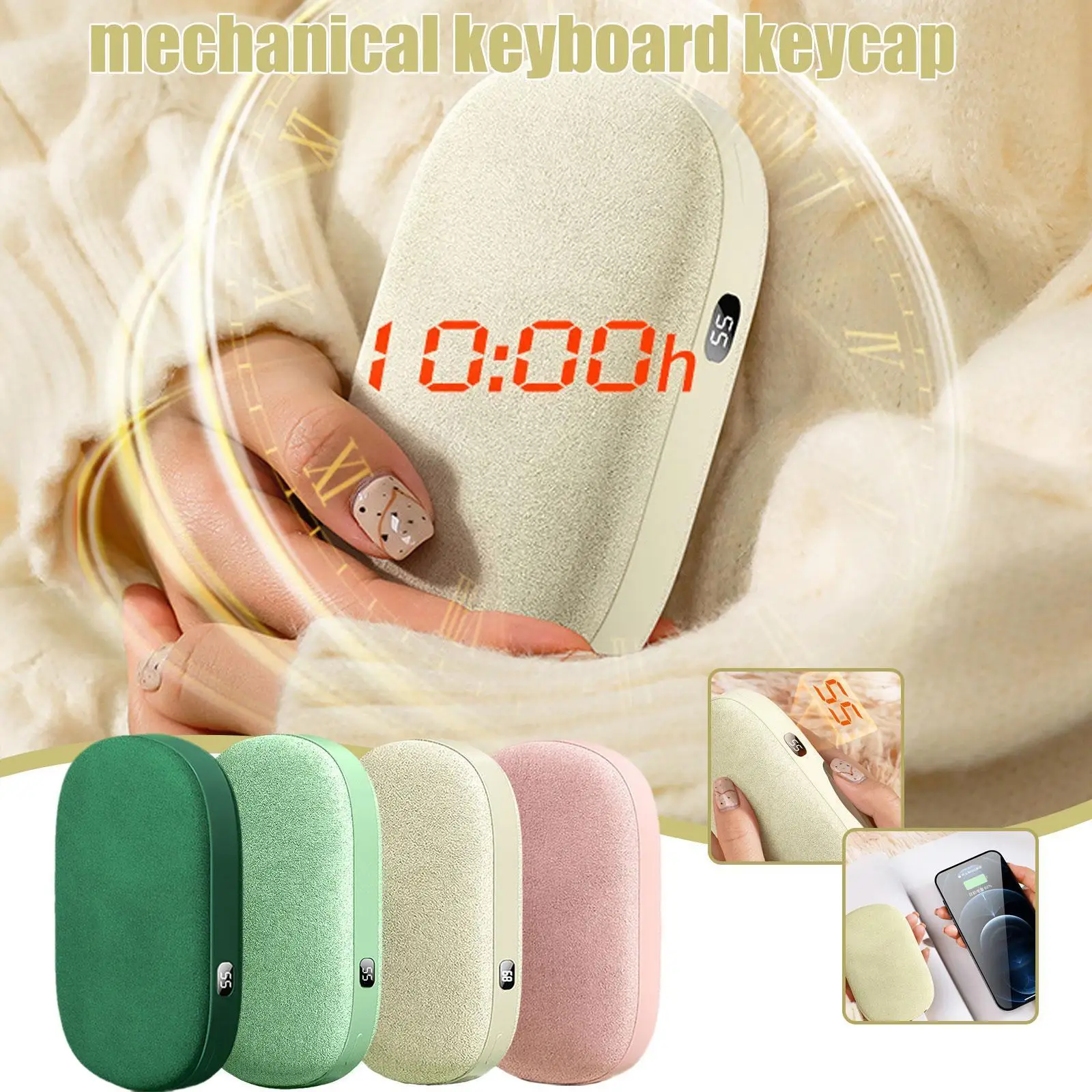 

Winter Mini Calentador Portable Usb Velvet Hand Warmer Recommissioning Warmers Hand Heater Handwarmer Bank Power Mobile Hom N2X5