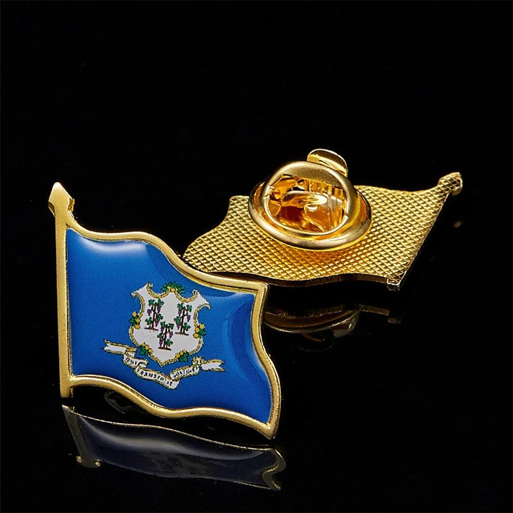 

Эмалевые броши Коннектикут