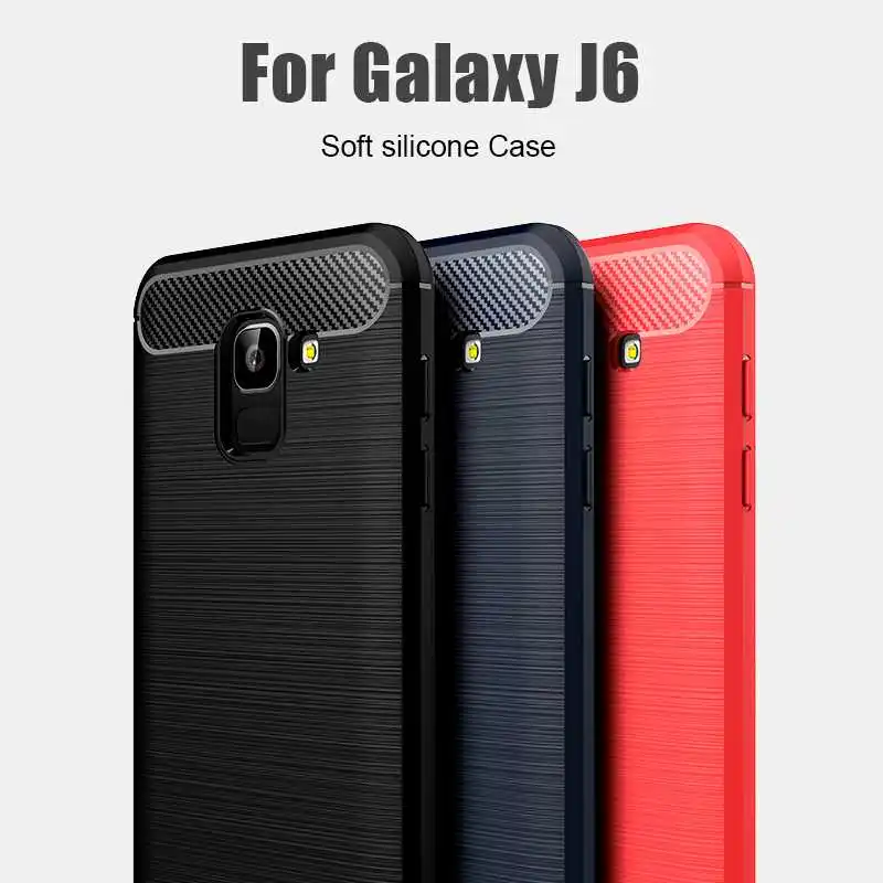 

Nonmeio Shockproof Soft Case For Samsung Galaxy J6 Phone Case Cover
