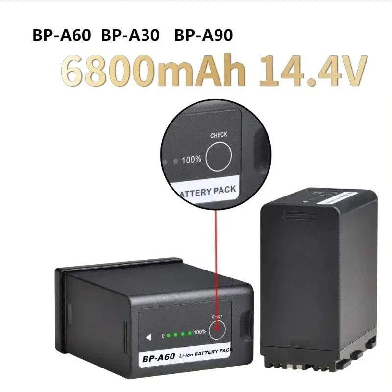 Умный литий-ионный аккумулятор 6800 мАч 14 4 В для Canon EOS C200 C200B C220B C300 MK II BP-A60