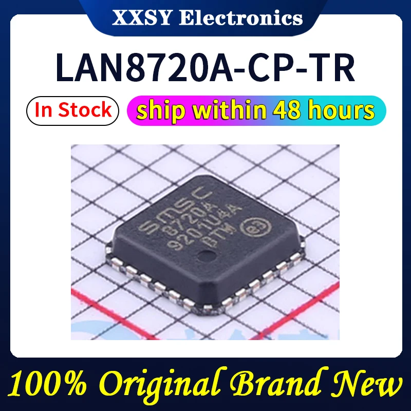 LAN8720A-CP-TR QFN24 8720A Высокое качество 100% оригинал новый