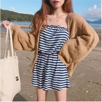 korean style loose thinlong sleeve cardigan knitted sweater women autumn winter long sleeve solid sweaters coat jackets lady