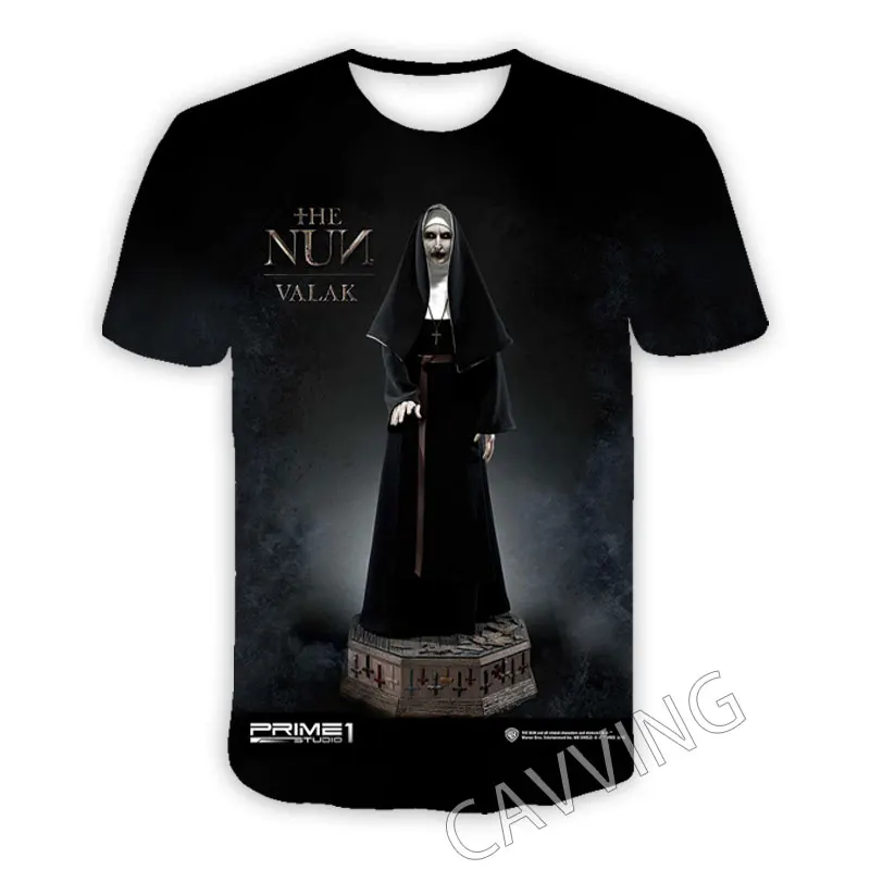 

Movie The NUN 3D Printed Casual T-shirts Hip Hop Tee Shirts Harajuku Styles Tops Fashion Clothing for Women/men H02