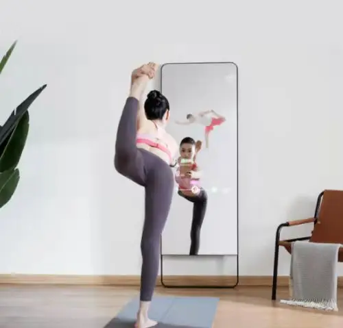 

ODM 49 Inch Floor Standing Lcd Smart Fitness Mirror Digital Signage And Display Workout Exercise Indoor Magic Mirror