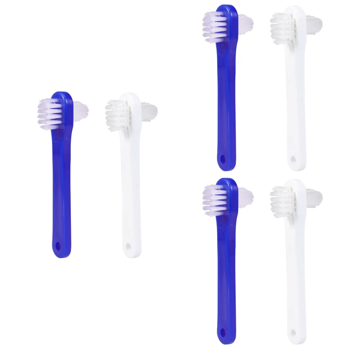 

Brush Dentureteeth Double Cleaner Cleaning False Soft Tiny Interspace Sided Caredetail Portable Hardorthodontictool Toothbrushes