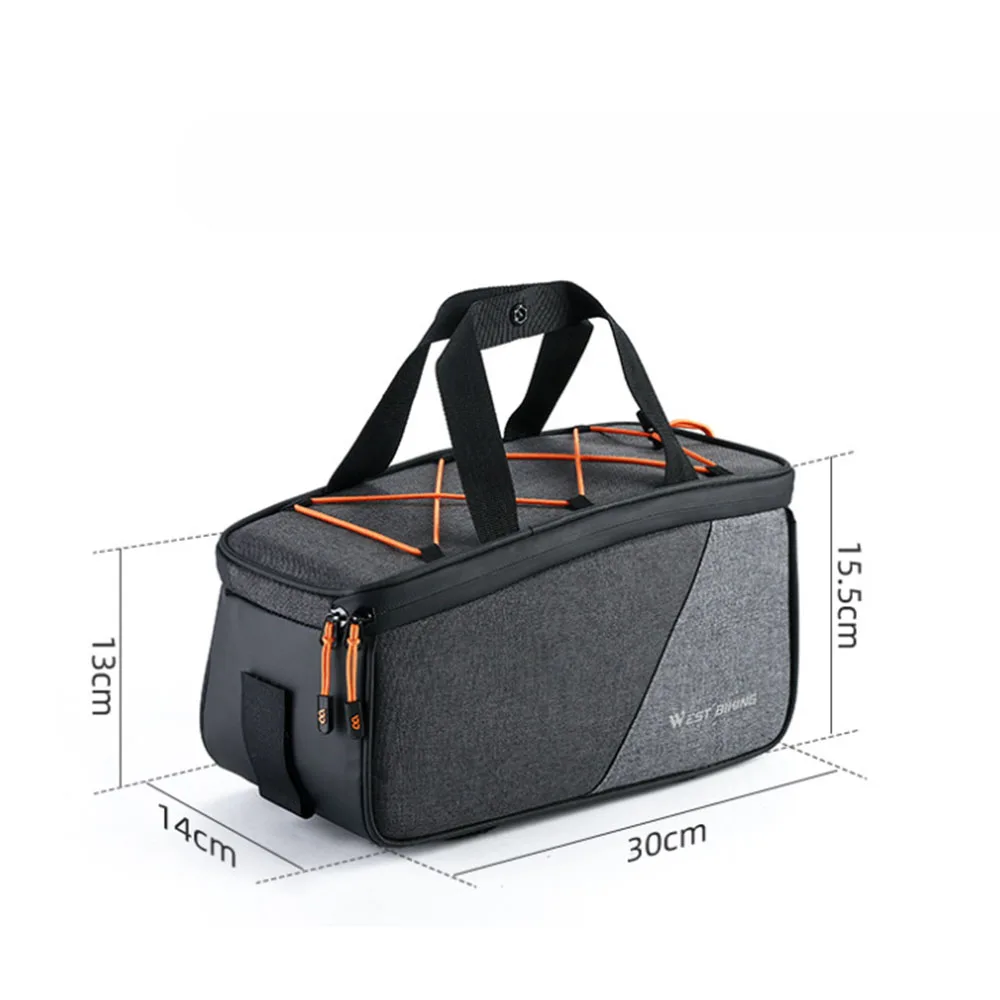 Сумка на багажник для велосипеда 6 л