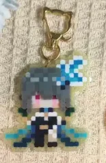 Аниме Honkai Impact 3 Elysia Vita Herrscher of Sentience, подвеска ручной работы с пиксельными бусинами, мультяшный брелок для ключей, подарок на Хэллоуин (art.: 3920d1e61d986) - 3920d1e61d986