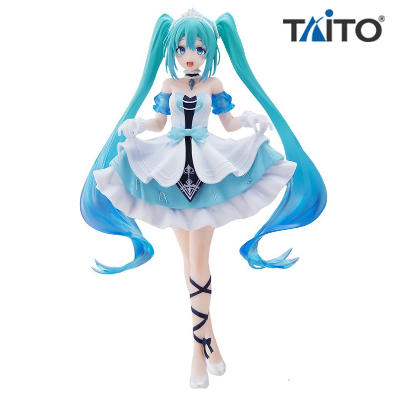 

Taito Vocaloid Hatsune Miku Wonderland Cinderella Original Genuine Collection Model Anime Figure Action Toys Desktop Ornaments