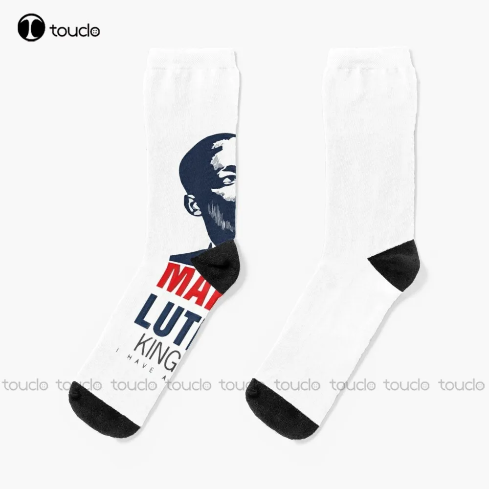

Martin Luther King Day, у меня есть реальные носки 360 ° с цифровым принтом, удобные спортивные дизайнерские милые носки для девочек
