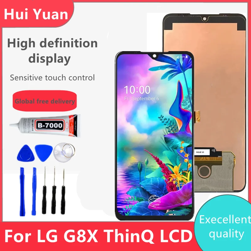 Schermo Lcd Amoled Originale Per Lg G8X G V50S Display Lcd Thinq Con Cornice Touch Screen Digitizer Lg G8X G V50S Sostituzione Sottile