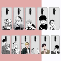 bj alex manga phone case for samsung a51 a52 a71 a12 for redmi 7 9 9a for huawei honor8x 10i clear case