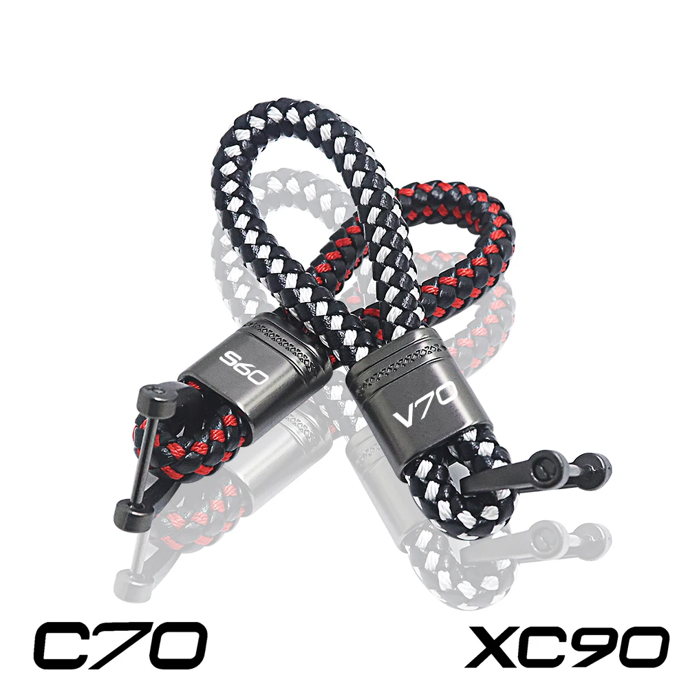 

for Volvo xc60 v40 v50 v60 s80 c70 s40 s60 s80 v70 v90 xc40 xc70 car key ring key chain car accessories