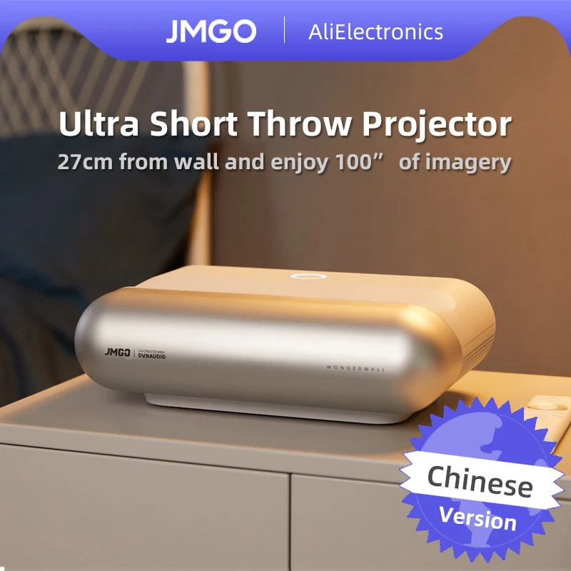 Ультракороткий проектор JMGO O1 1080P FULL HD DLP Android умный безэкранный для домашнего