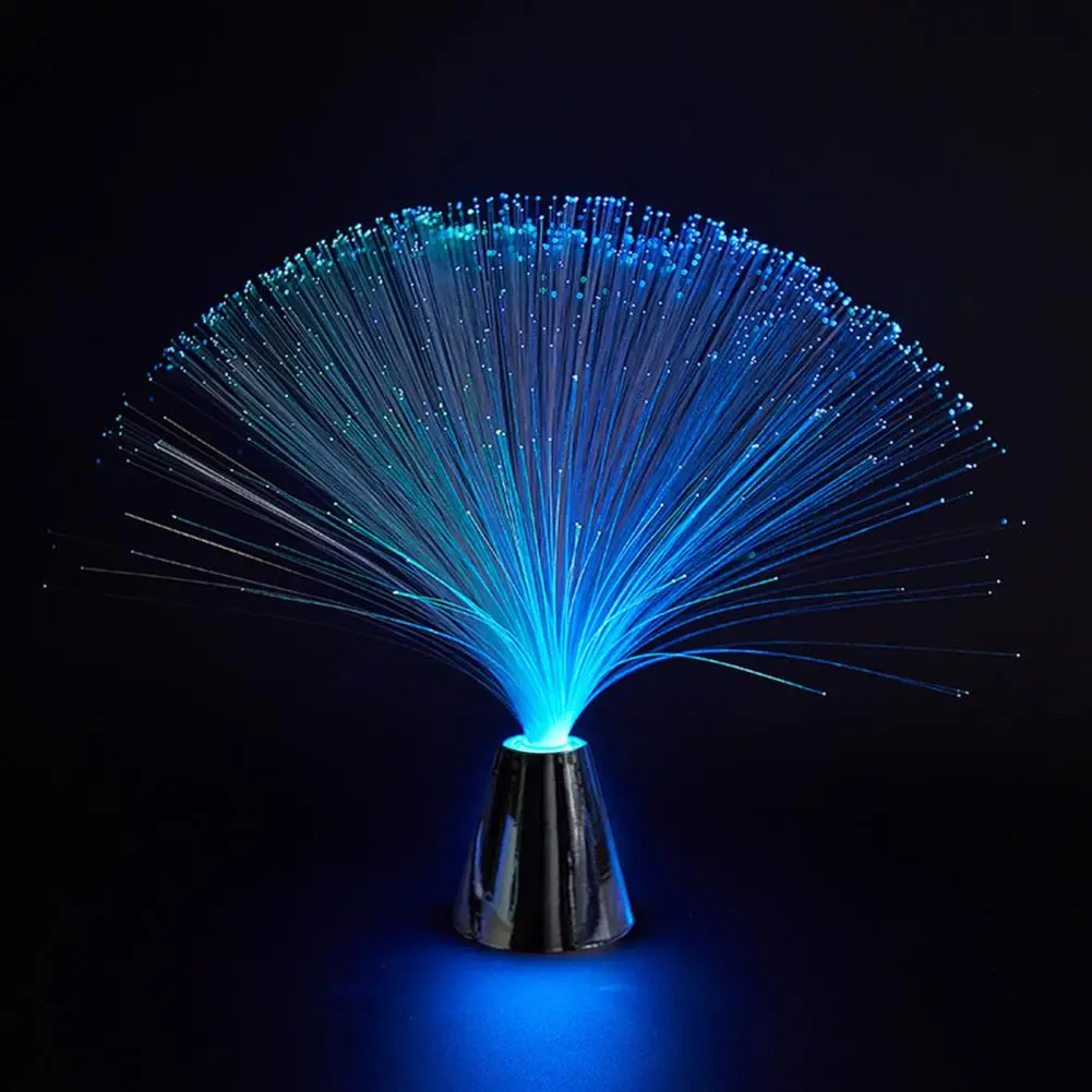 

Bedside Lamp Useful Party Prop Wide Application Colorful Changing Fiber Optic Fountain Party Light for Home LED Lamp LED Lamp