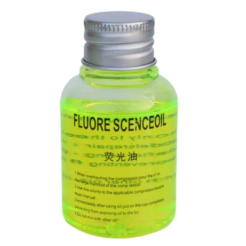 

Агент для обнаружения утечки, Универсальный Флуоресцентный детектор утечки, тестовый краситель, инструмент для ремонта автомобильного кондиционирования воздуха, Прямая поставка