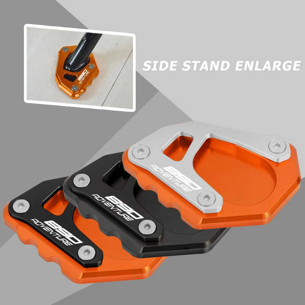 

For 890ADVENTURE 890 ADVENTURE R/S 2020 2021 2022 2023 New Motorcycle CNC Side Stand Enlarge Plate Kickstand Extension 890 ADV