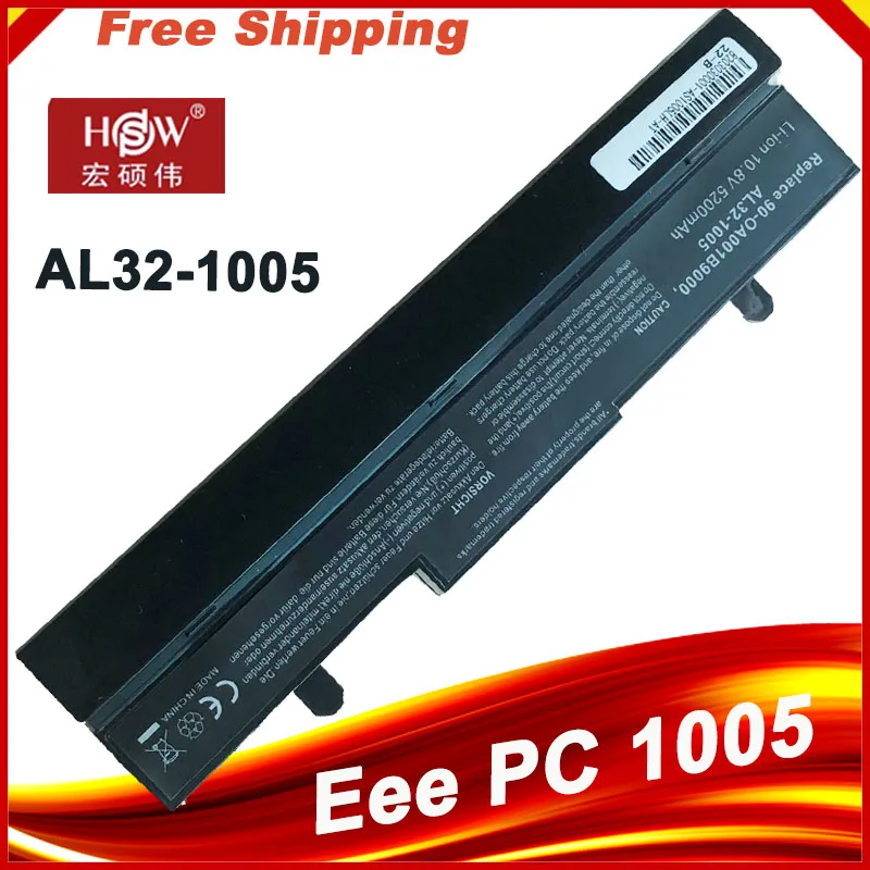 

ML32-1005 AL31-1005 AL32-1005 ML31-1005 PL32-1005 Laptop Battery For ASUS Eee PC 1001 1005 1005H 1005P 1005HE 1005HA 1101HA