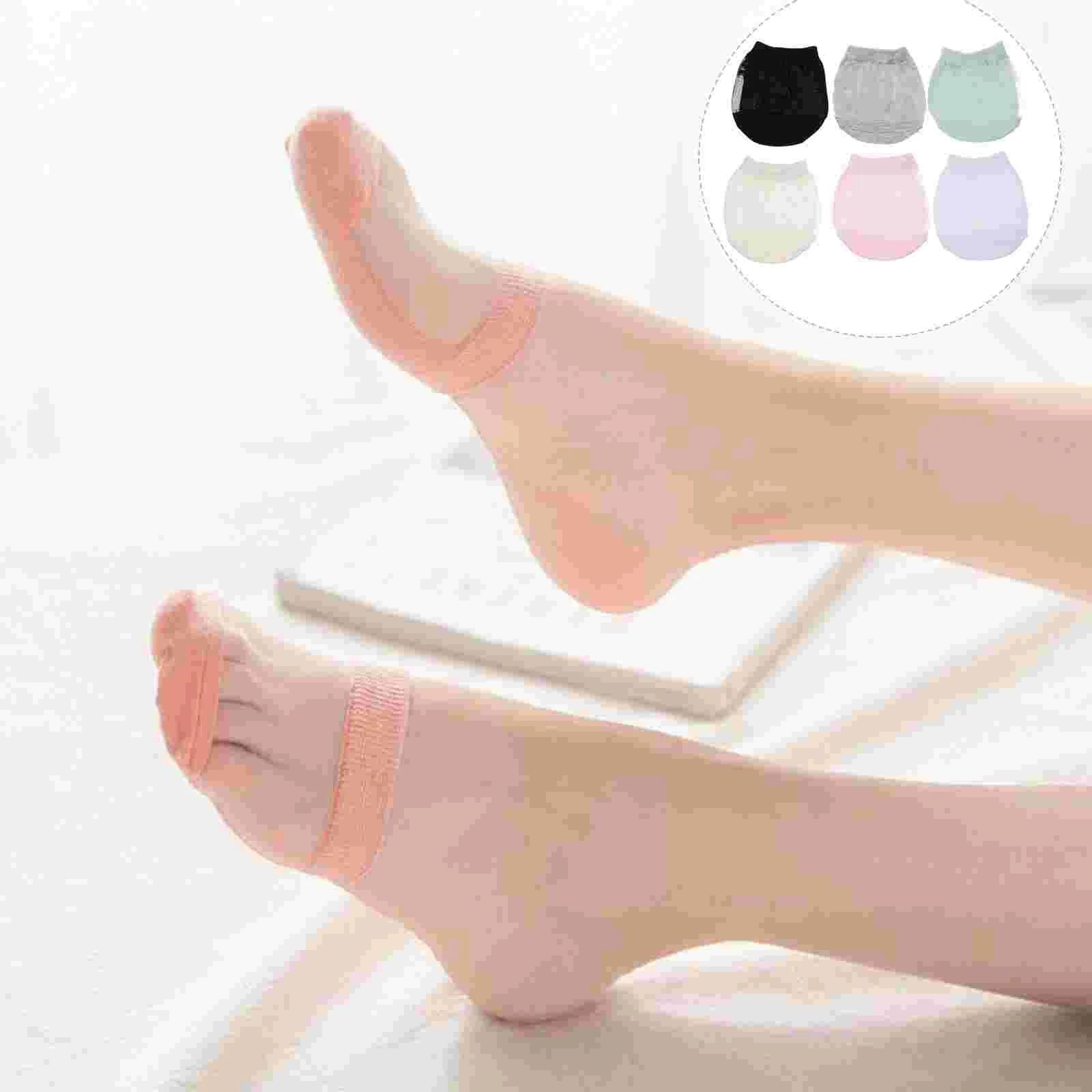 

12Pcs Breathable Half Palm Socks Invisible Socks Sole Socks (Assorted Color)
