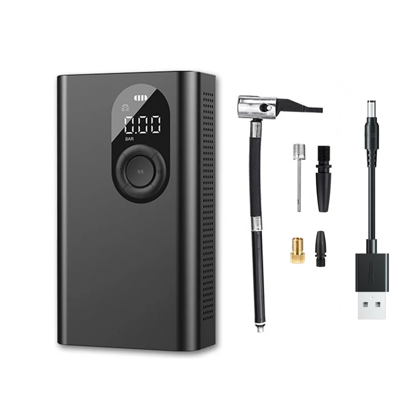 12v Usb Powered Portable Air Pump Digital Tire Inflator