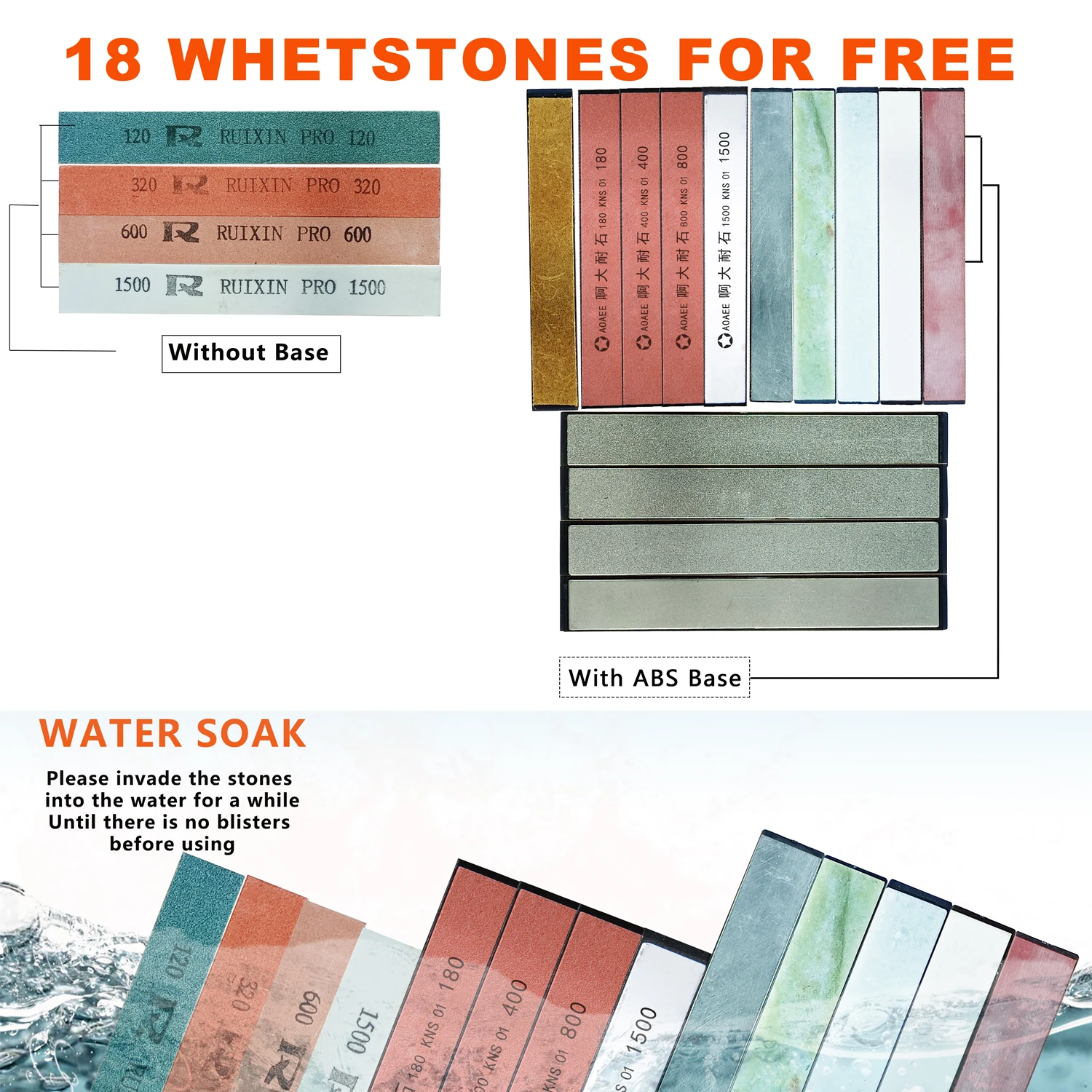 

RUIXIN PRO RX008 Knife sharpener whetstone sets ,edge pro ,apex sharpener whetstone