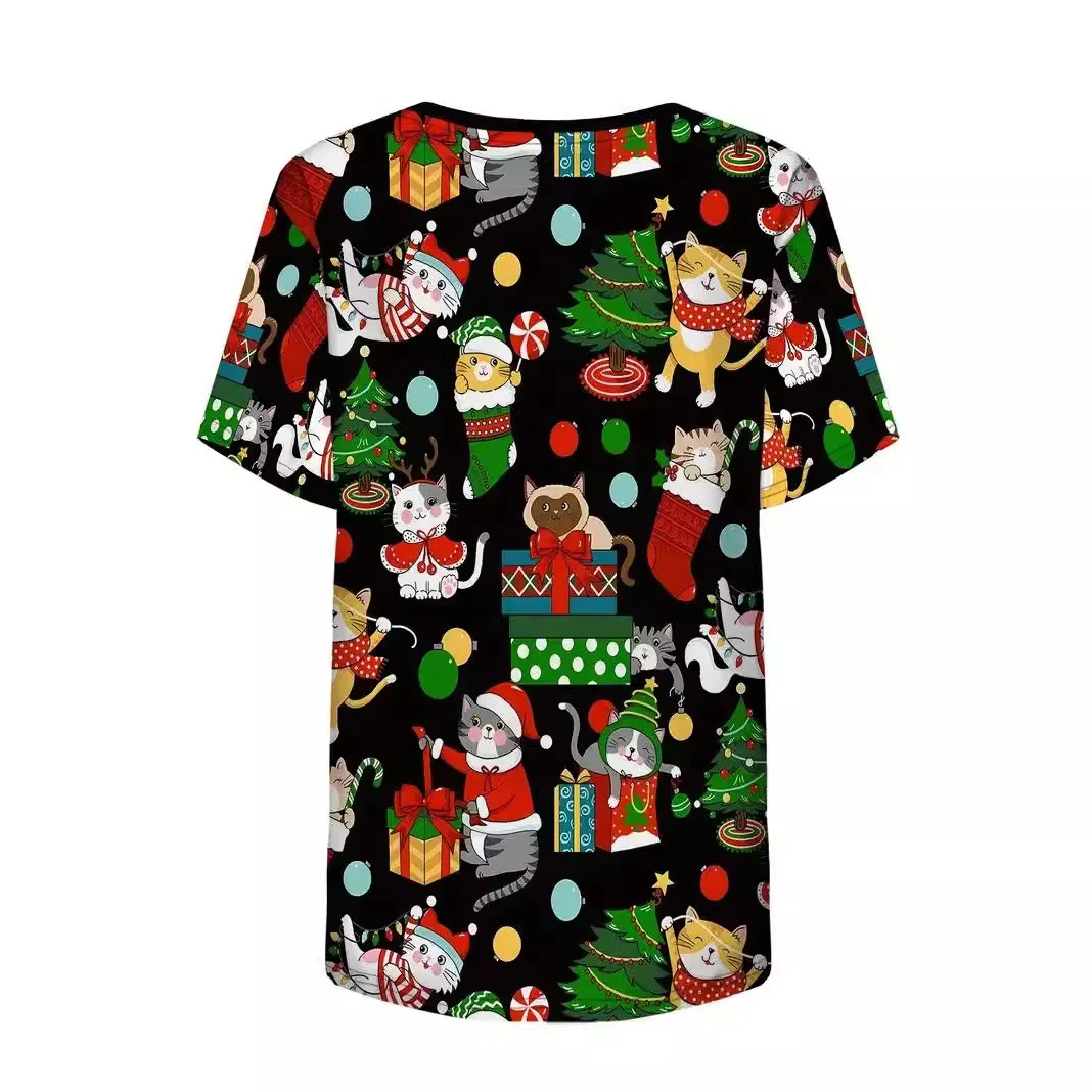 Женская повседневная облегающая футболка с короткими рукавами и v-образным