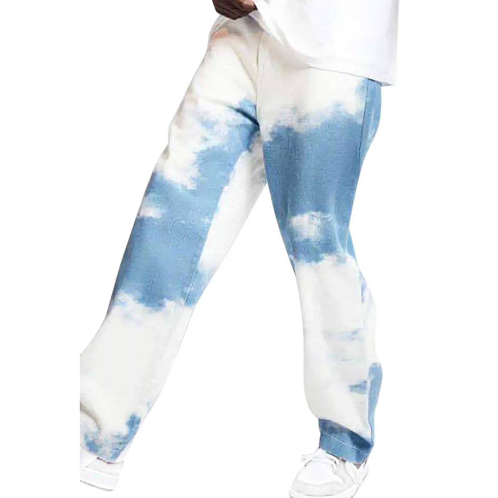 

NEW IN Skinny Jeans Men Slim Fit Loose Printed Jeansdaily wearing ShoppingBoy