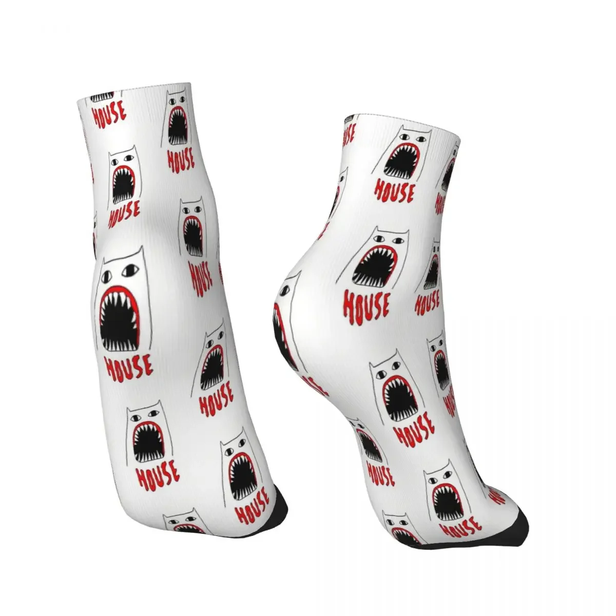 Белые Хаусу дом Oshare Fanta японские носки до щиколотки мужские женские летние чулки